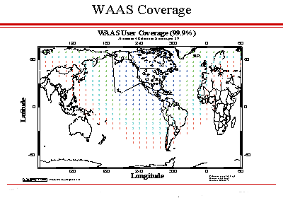 WAAS Coverage Map